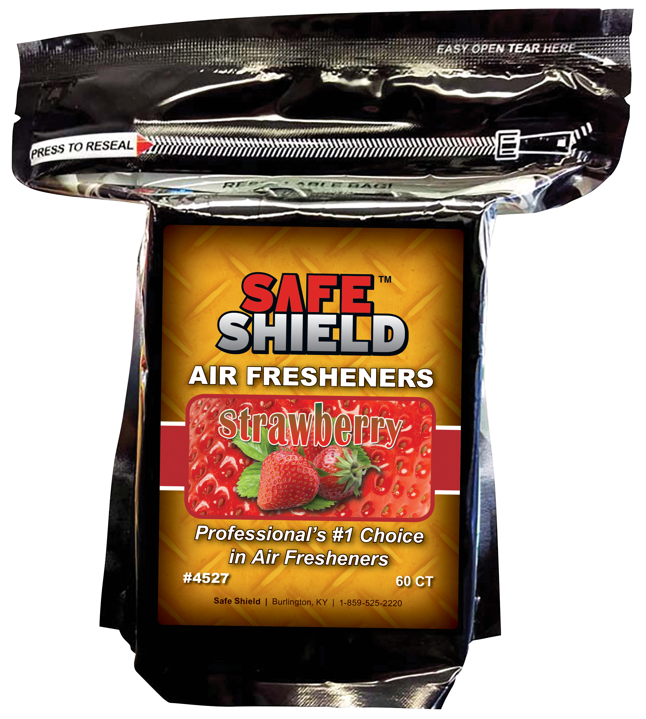 Air Freshener Pads - STRAWBERRY SCENT - Qty. 60 per bag