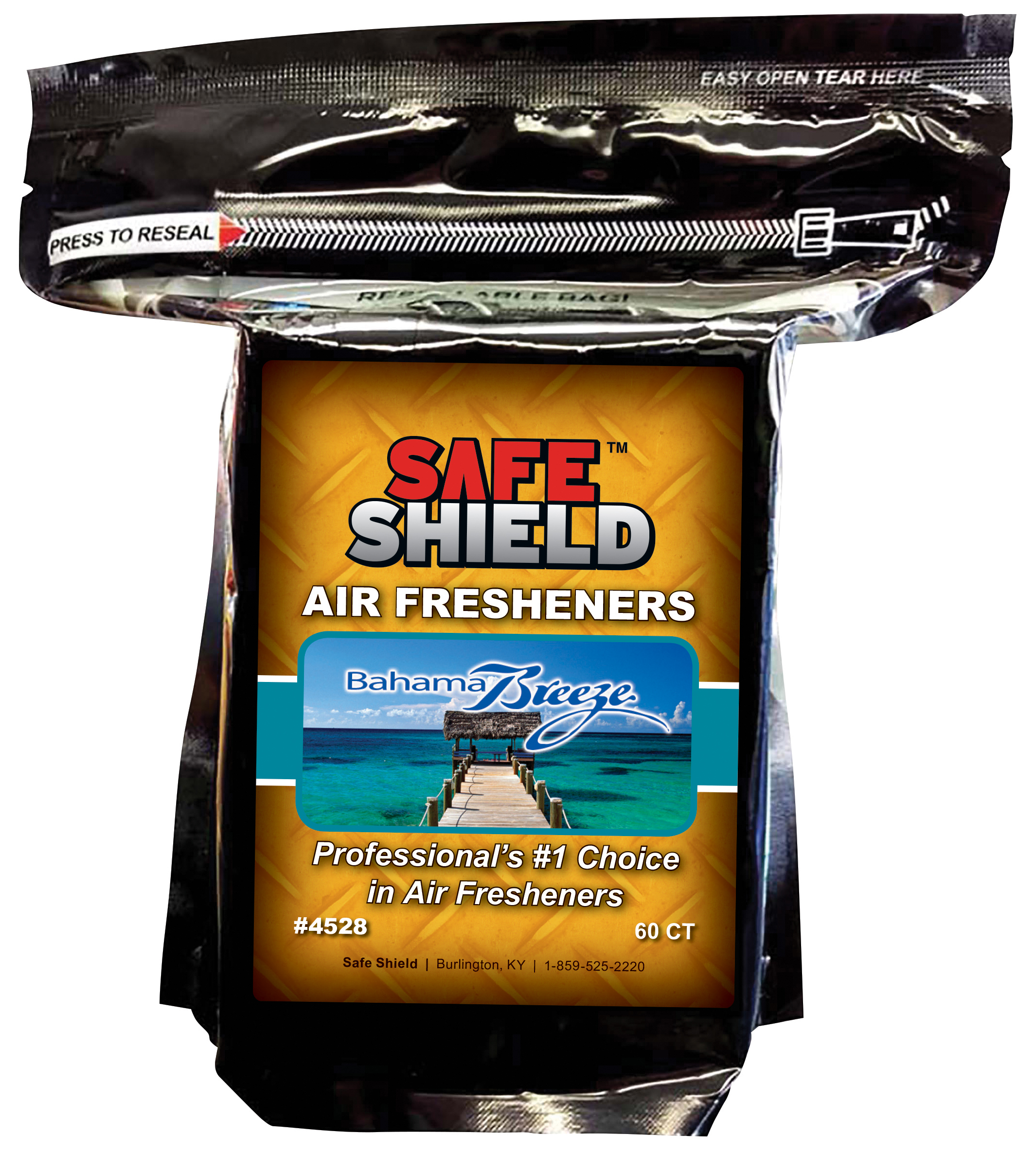 Air Freshener Pads - BAHAMA BREEZE SCENT - Qty. 60 per bag