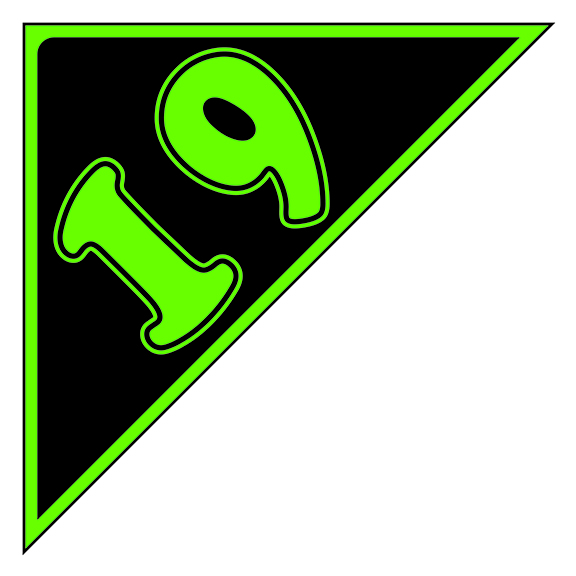Window Sticker - Auto Angles - Green & Black - 2019 - Qty. 12