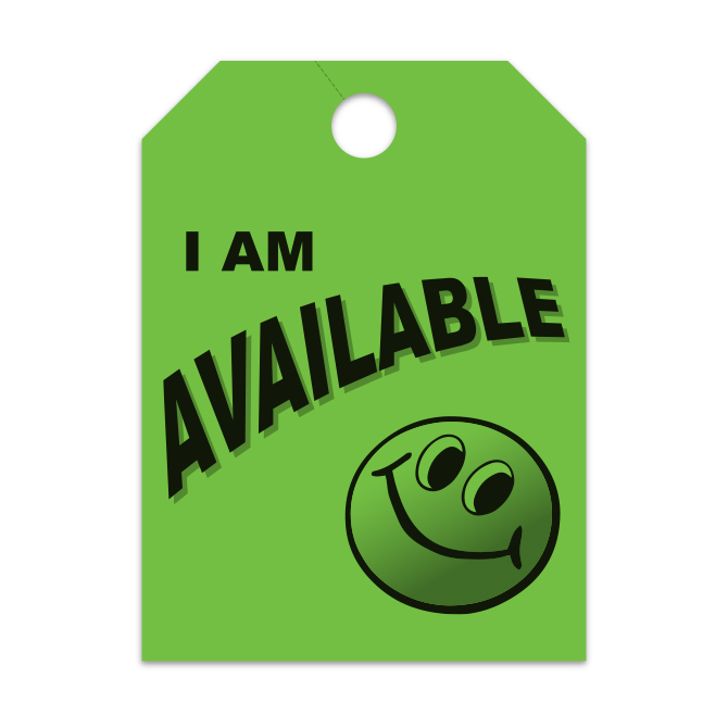 Hang Tags - JUMBO - Custom - GREEN - 8.5" x 11 1/2" - Qty. 1 each