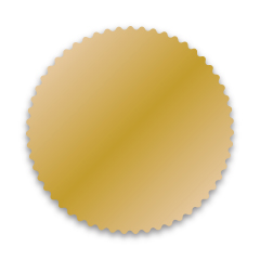 CSI Custom Labels - GOLD FOIL - Qty. 1 each