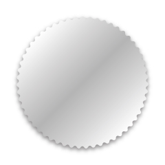 CSI Custom Labels - SILVER FOIL - Qty. 1 each